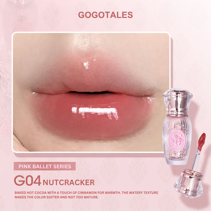 GOGO TALES Sweet Ballet Light Lip Glaze - 2.9g | غوغو تيلز ليب غليز لامع خفيف - 2.9 غ