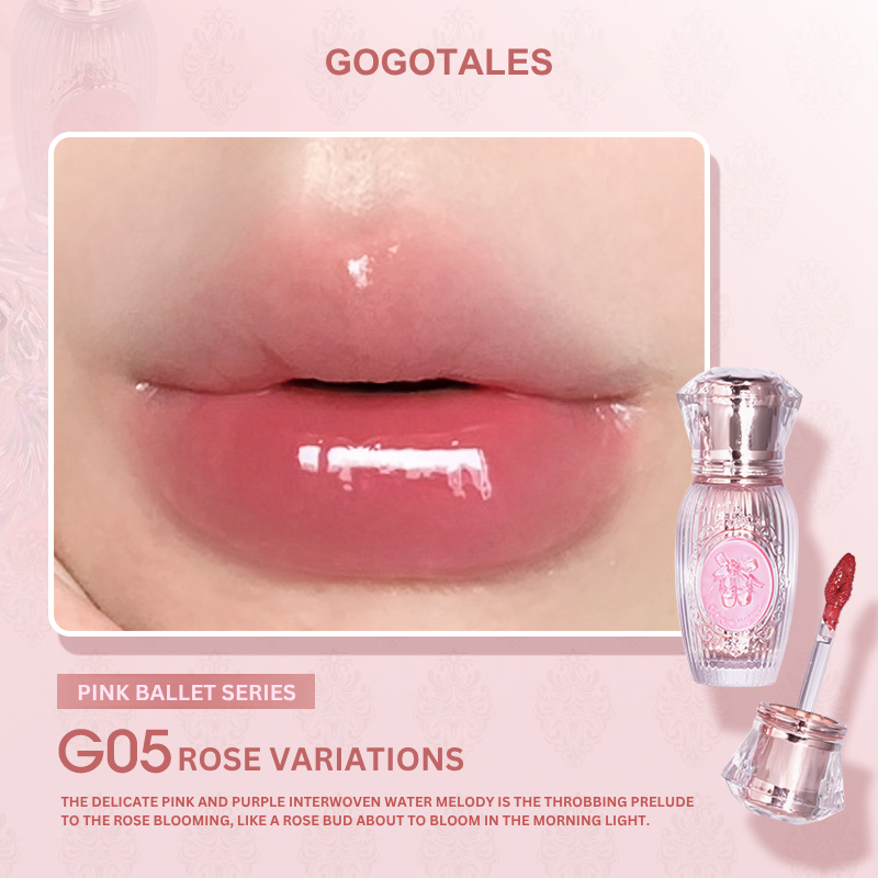 GOGO TALES Sweet Ballet Light Lip Glaze - 2.9g | غوغو تيلز ليب غليز لامع خفيف - 2.9 غ