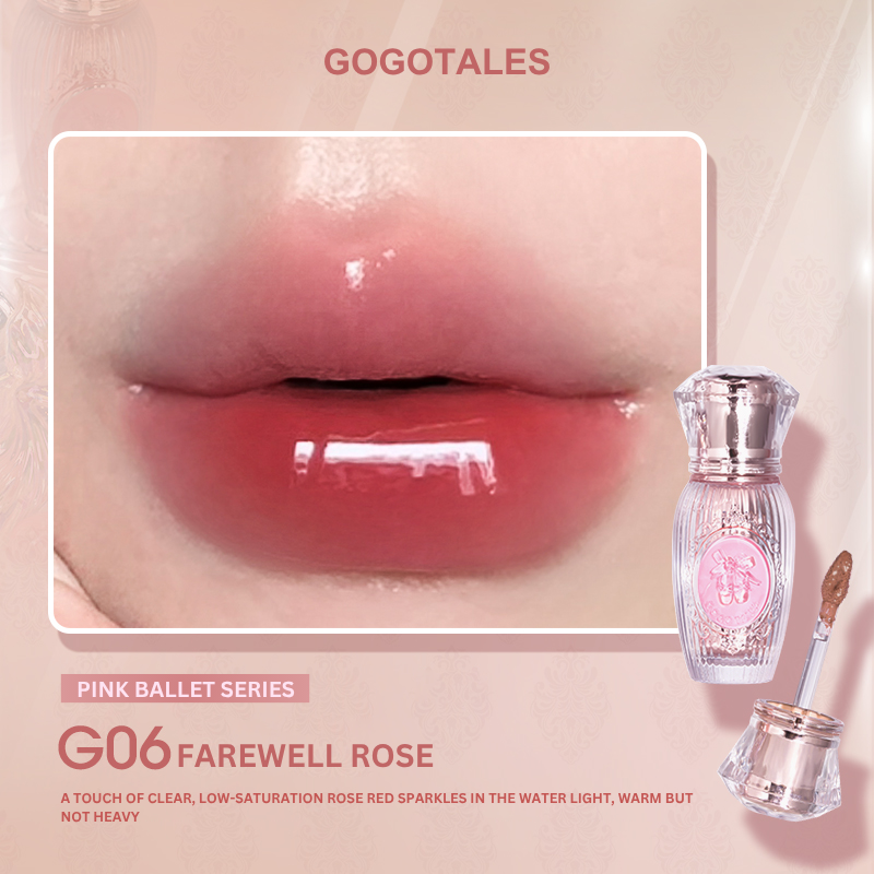 GOGO TALES Sweet Ballet Light Lip Glaze - 2.9g | غوغو تيلز ليب غليز لامع خفيف - 2.9 غ