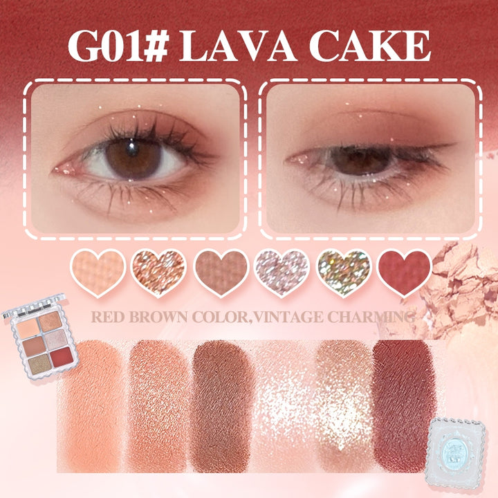 GOGO TALES Crystal Slipper Dreamy Eyeshadow Palette - 7.8g |جوجو تيلز باليت ظلال عيون- 7.8 غرام
