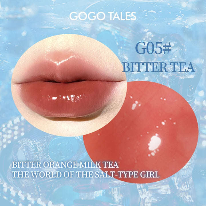 GOGO TALES Crystal Slipper Soft Non Sticky - 2.9g | تنت للشفاه - 2.9غ