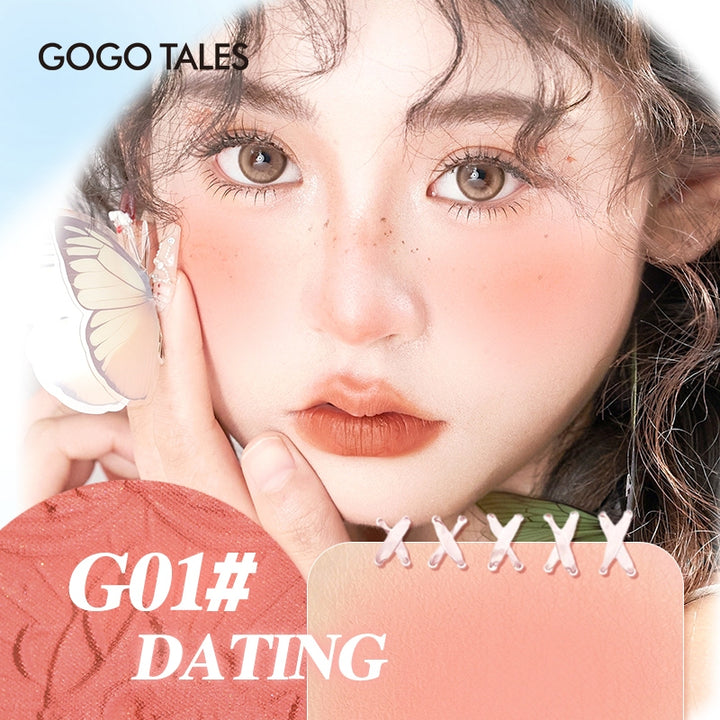 GOGO TALES Heartfelt Crystal Gentle Mist Blush Palettr - 4.5g | غوغو تيلز بلاشر - 4.5غ
