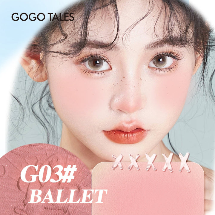 GOGO TALES Heartfelt Crystal Gentle Mist Blush Palettr - 4.5g | غوغو تيلز بلاشر - 4.5غ