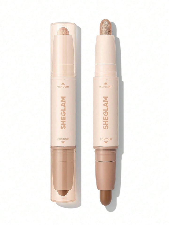 SHEGLAM 2-In-1 Contour & Highlight Stick - 3.2g| شيغلام - كونتور & هايلايتر ستيك -3.2 غرام