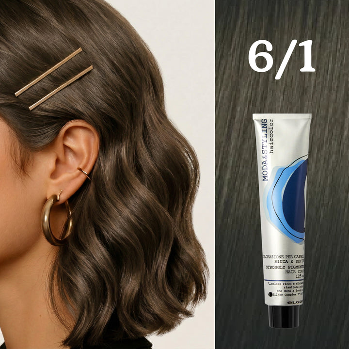 Elgon Moda&styling Haircolor Strongly Pigmented Hair Color - 125ml | ايلكون صبغة شعر مودا ستايلنج - 125مل