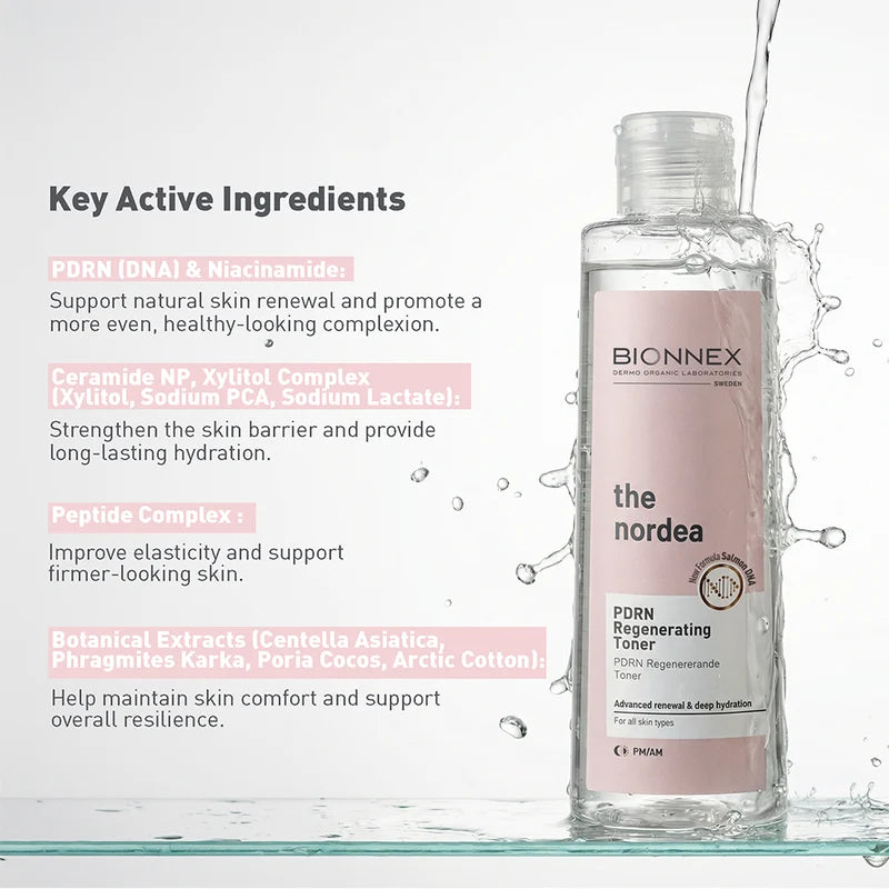 BIONNEX The Nordea Pdrn Regenerating Toner - 200ml | بايونيكس تونر مجدد للبشرة  - 200 مل