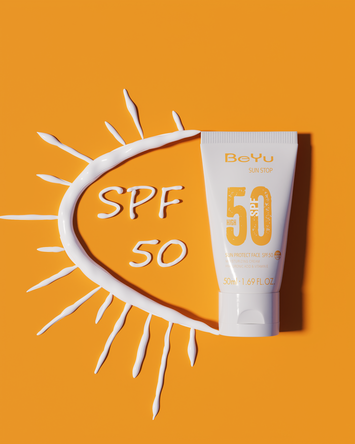 BeYu Sun Stop Protect Cream - Spf 50 |  بيو واقي شمسي مع عامل حماية 50