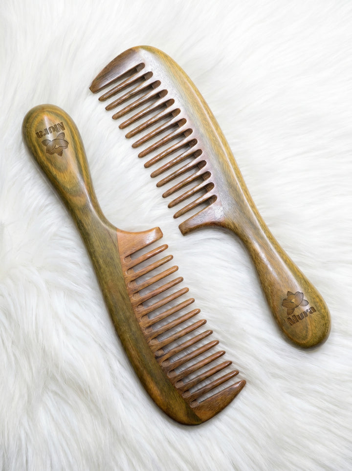 Mura Sandal Wood Hair Comb | مورا مشط الشعر من خشب الصندل العطري