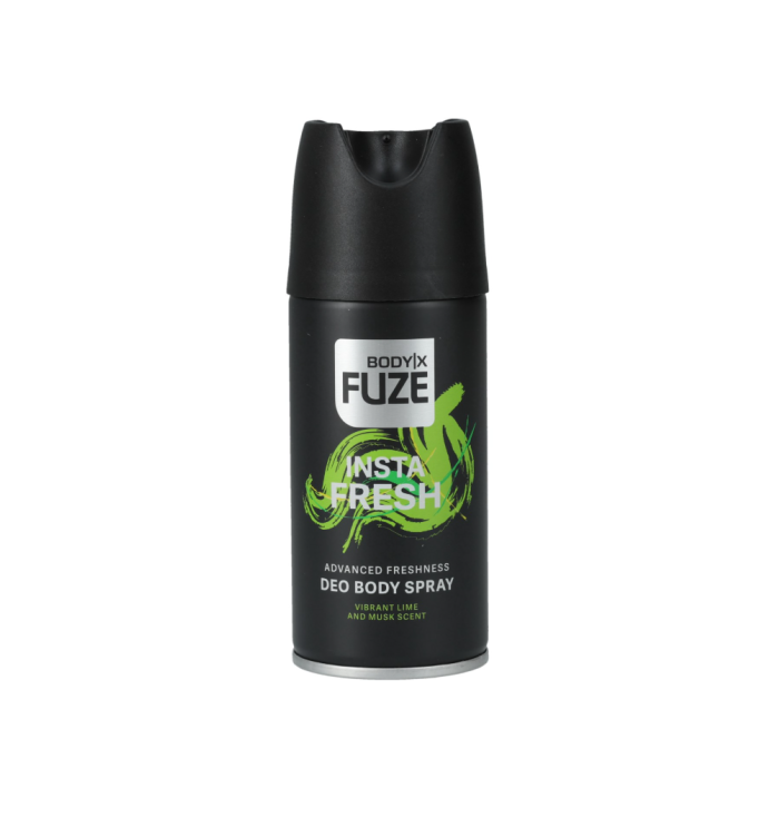Body X Fuze Advanced Freshness Deo Body Spray - 150ml | بودي إكس بخاخ مزيل عرق للجسم فيوز بالانتعاش المتقدم - 150 مل