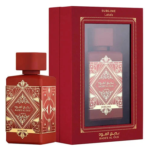 lattafa |عطر بديع العود سبليم الاحمر - 100مل