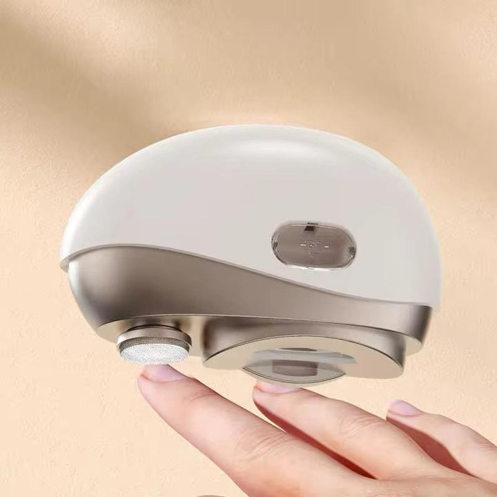 Nabun 2 In 1 Electric Nail Clipper White | جهاز كهربائي محمول لتقليم الأظافر وتنعيم حوافها