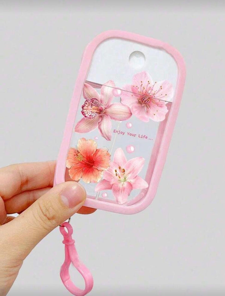 Tools & Cases 1 Pink flower refill piece – 3 designs | قطعة تعبئة للعطور او للمعقم بتصميم ورود - 3 تصاميم