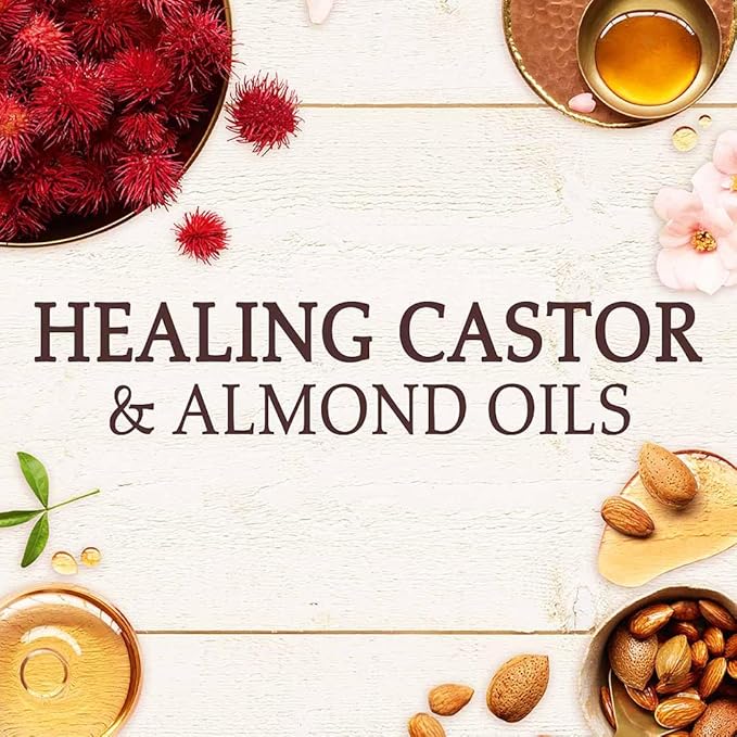 Garnier Ultra Doux Healing Castor & Almond Oil Shampoo - 400ml |  غارنييه الترا دو شامبو بزيت الخروع وزيت اللوز للشعر الضعيف والقابل للتساقط - 400 مل
