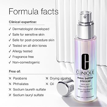 Clinique Even Better Clinical Dark Spot Clearing Vitamin C Face Serum - 30ml | كلينيك سيروم حتى يكون أفضل سريري لإزالة البقع الداكنة - 30مل #3
