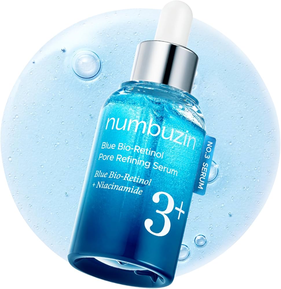 Numbuzin No.3 Blue Bio-Retinol Pore Refining Serum - 30ml | نومبوزين سيروم دلائل المسام 3+ - 30مل #4