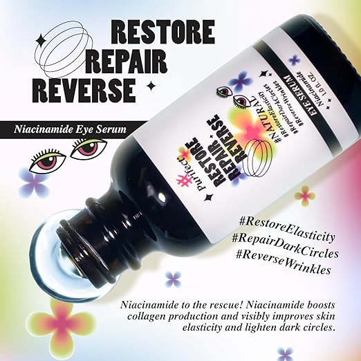 Purifect Restore Repair Reverse Niacinamide Eye Serum - 30ml | بيورفيكت سيروم للعيون بالنياسيناميد - 30مل