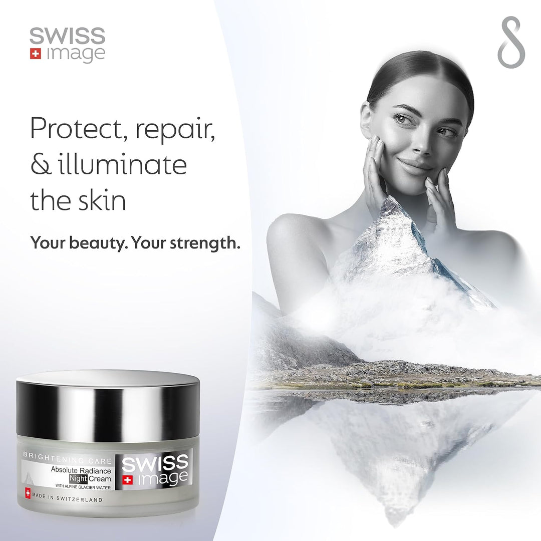 Swiss Image Absolute Radiance Whitening Night Cream - 50ml | سويس إميج كريم ليلي لتفتيح البشرة  - 50 مل