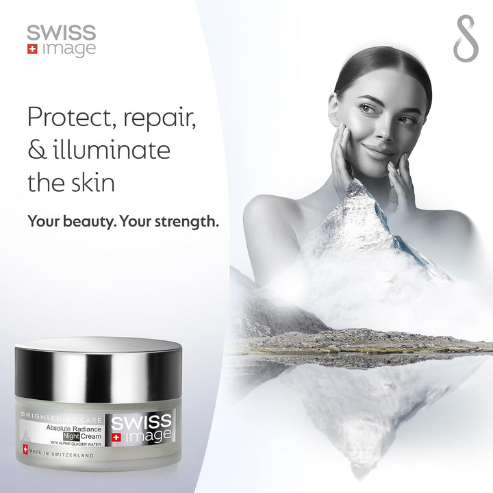 Swiss Image Absolute Radiance Whitening Night Cream - 50ml | سويس إميج كريم ليلي لتفتيح البشرة  - 50 مل