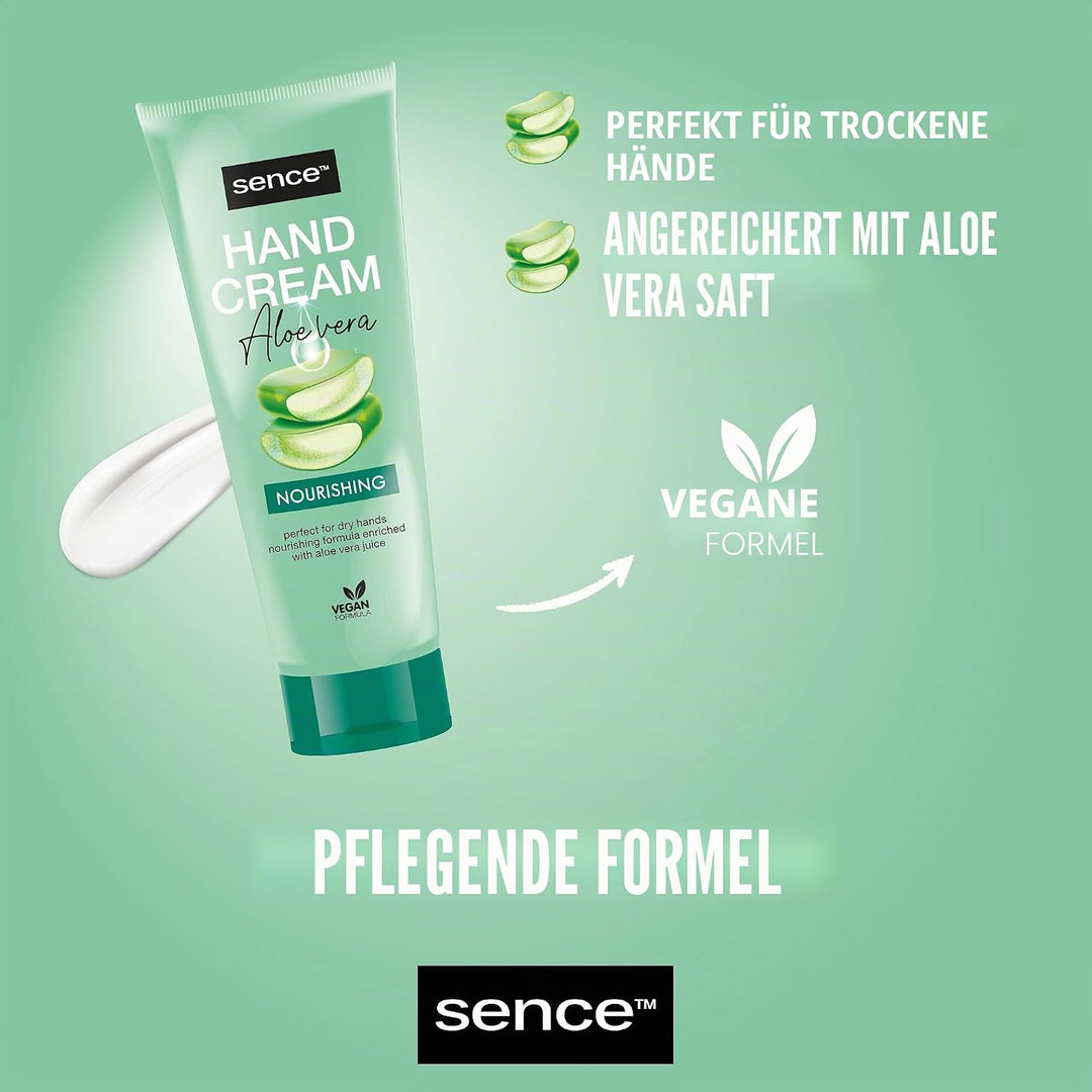 Sence Beauty Nourishing Aloe Vera Hand Cream - 75ml | سينس بيوتي كريم لليدين بالالوفيرا - 75 مل