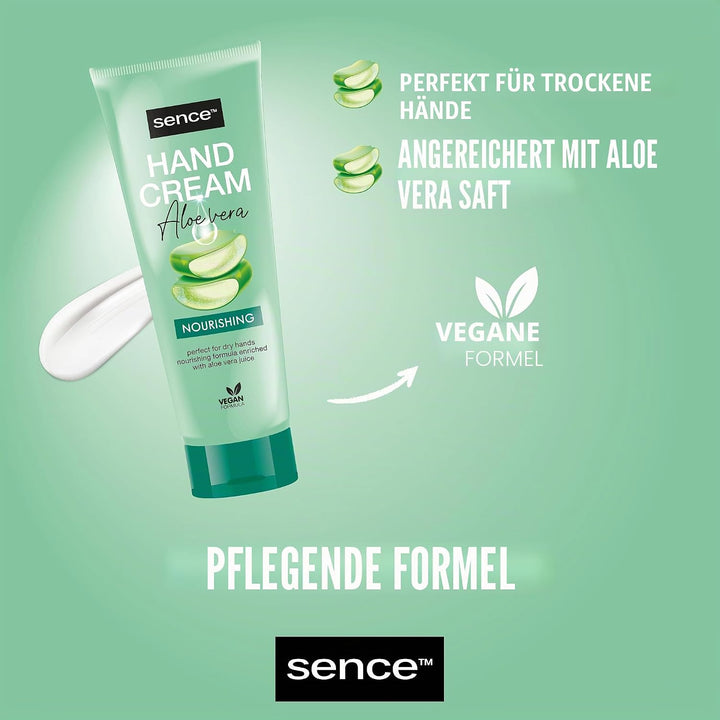 Sence Beauty Nourishing Aloe Vera Hand Cream - 75ml | سينس بيوتي كريم لليدين بالالوفيرا - 75 مل