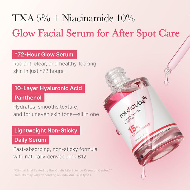 Medicube Txa Niacinamide 15 %Serum - 30ml | ميدي كيوب سيروم نياسيناميد وتريناكسميك اسيد 15% - 30مل