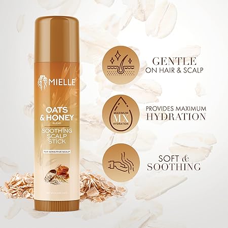 MIELLE Oats & Honey Soothing Scalp Stick - 14g | ميلي ستيك مهدئ و مرطب لفروة الرأس بالعسل و الشوفان - 14 غرام