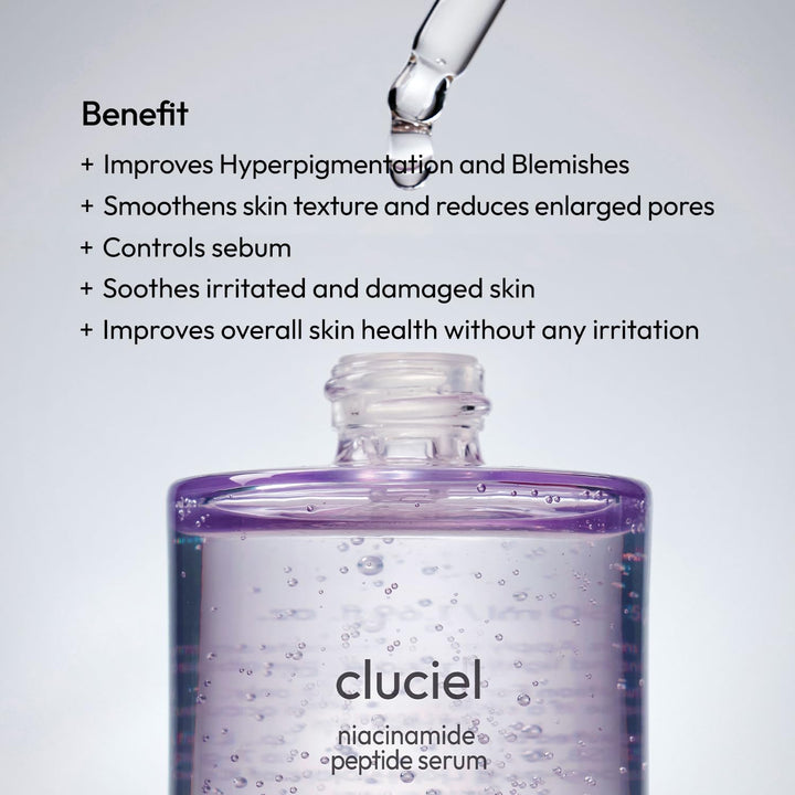 cluciel Niacinamide Peptide Serum - 50ml | كلوسيل سيروم ببتيدات و نياسيناميد - 50مل