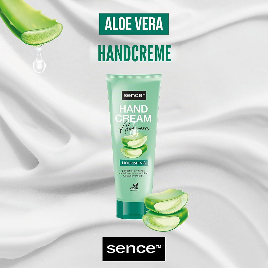 Sence Beauty Nourishing Aloe Vera Hand Cream - 75ml | سينس بيوتي كريم لليدين بالالوفيرا - 75 مل
