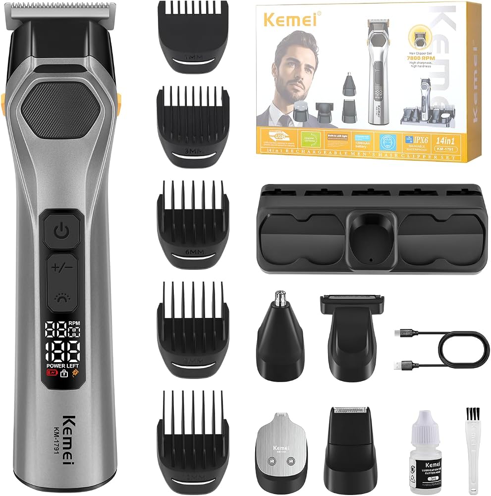 KEMEI 5 In 1 Beauty Tools Kit | كيمي مجموعة أدوات تجميل 5 في 1 #1