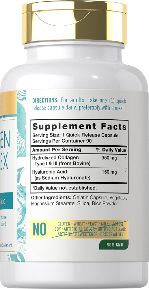 CARLYLE Hyaluronic Acid 50 mg - 90 Capsules | كارلايل حمض الهيالورونيك 50 ملغ - 90 كبسولة #2
