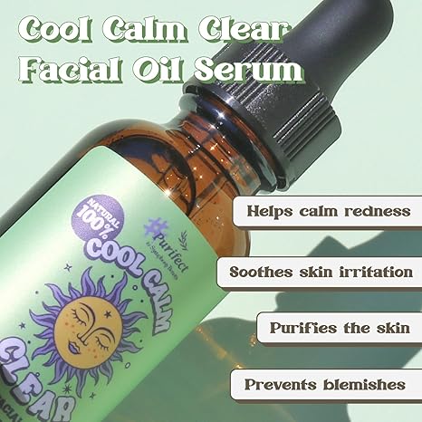 Purifect Cool Calm Clear Tea Tree Oil Facial Serum - 30ml | بوريفكت سيروم زيت الوجه بشجرة الشاي - 30مل
