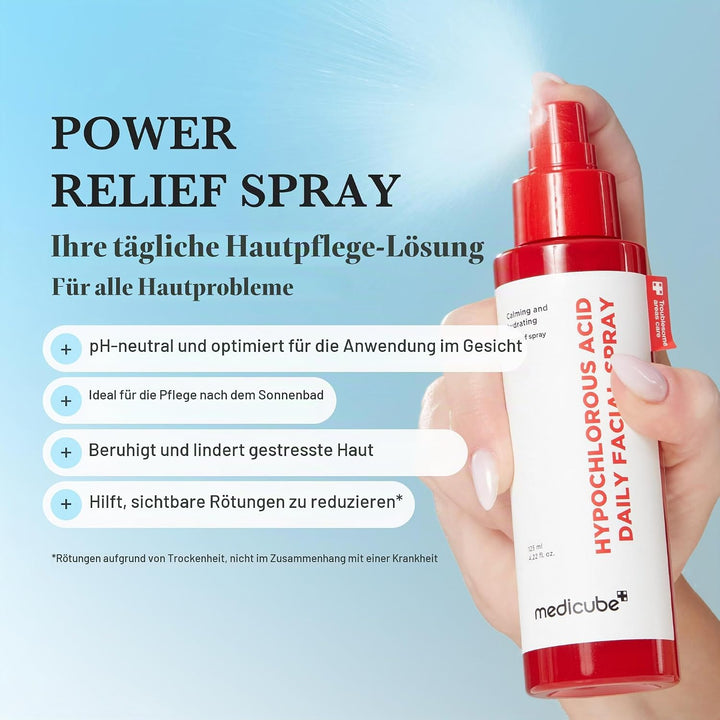 Medicube Hypochlorous Acid Daily Facial Spray - 125ml | ميدي كيوب بخاخ الوجه اليومي– 125 مل
