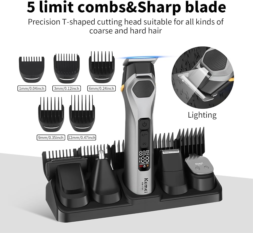 KEMEI 5 In 1 Beauty Tools Kit | كيمي مجموعة أدوات تجميل 5 في 1 #3