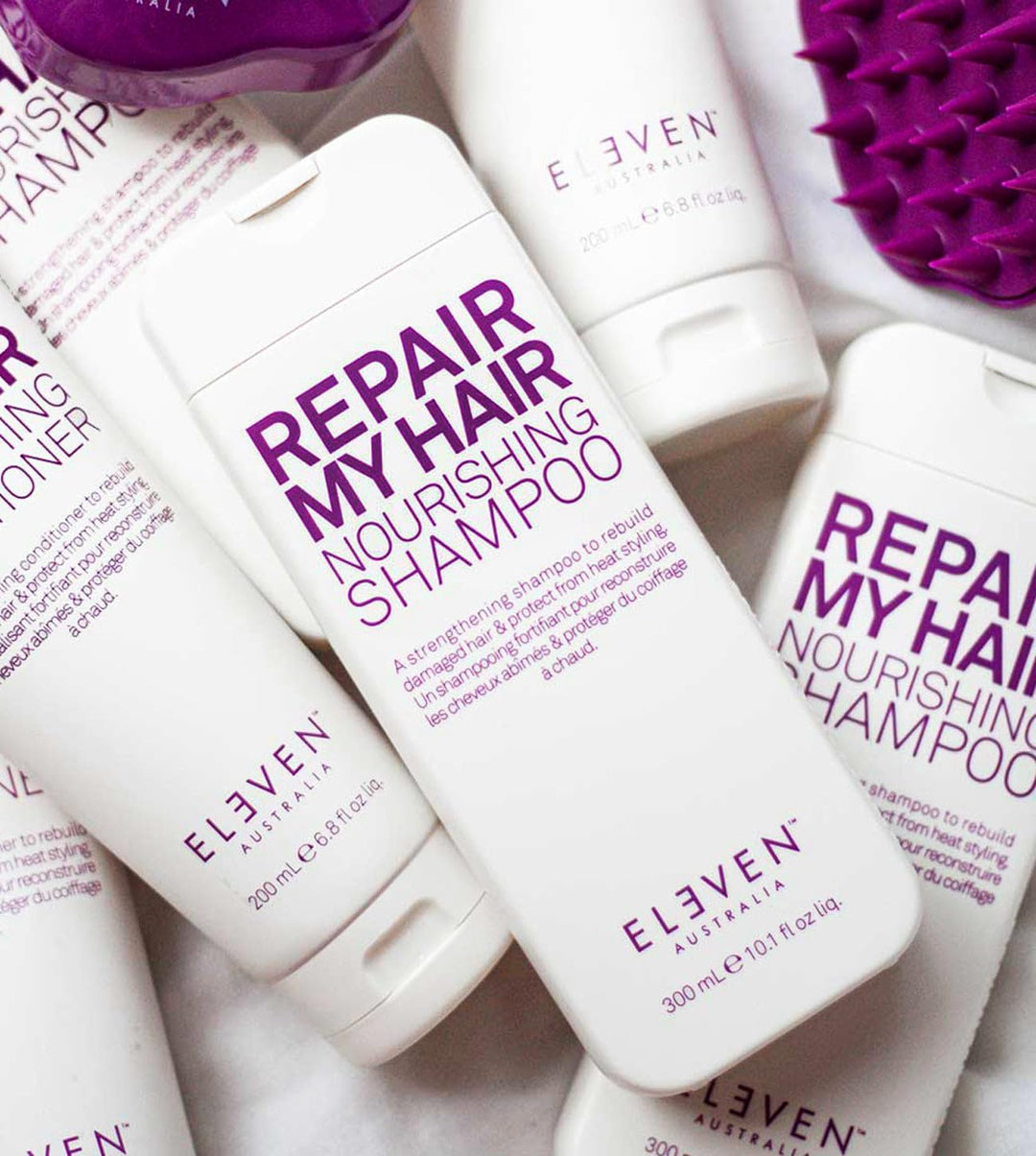 Eleven Australia Repair My Hair Nourishing Shampoo - 300ml| ايفيلن استراليا شامبو مغذٍ ومُرمم مصمم لإصلاح الشعر التالف-300 مل