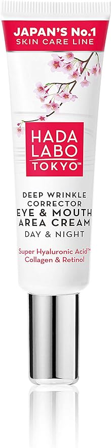 Hada Labo Deep Wrinkle Corrector Eye & Mouth Area Cream - 15ml  |  هادا لابو كريم حول الفم و العين  - 15 مل