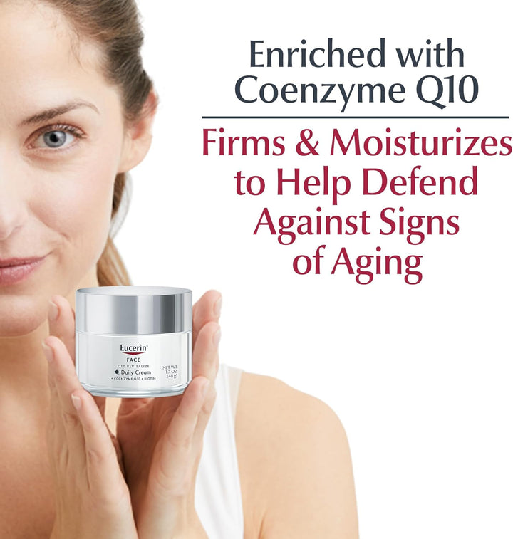 Eucerin Q10 Anti-Wrinkle Sensitive Skin Creme - 48g | يوسيرين كريم لعلاج التجاعيد للبشرة الحساسة - 48 غرام