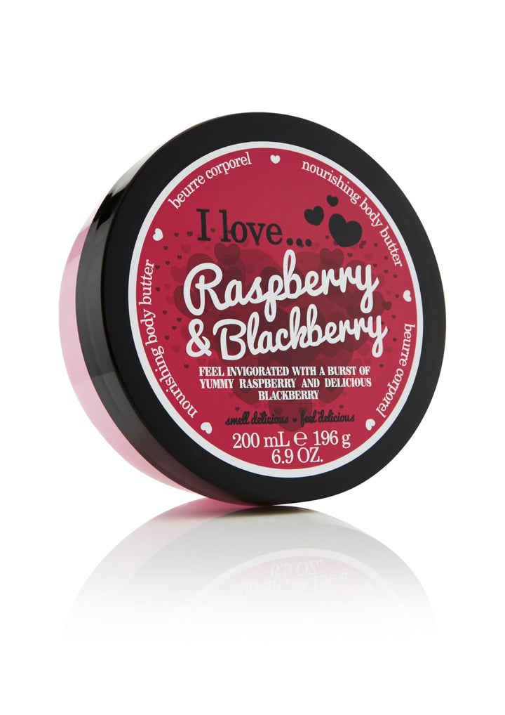 I Love - Raspberry & Blackberry Nourishing Body Butter - 200ml | آي لوف زبدة جسم توت العليق ومشمش - 200مل #3