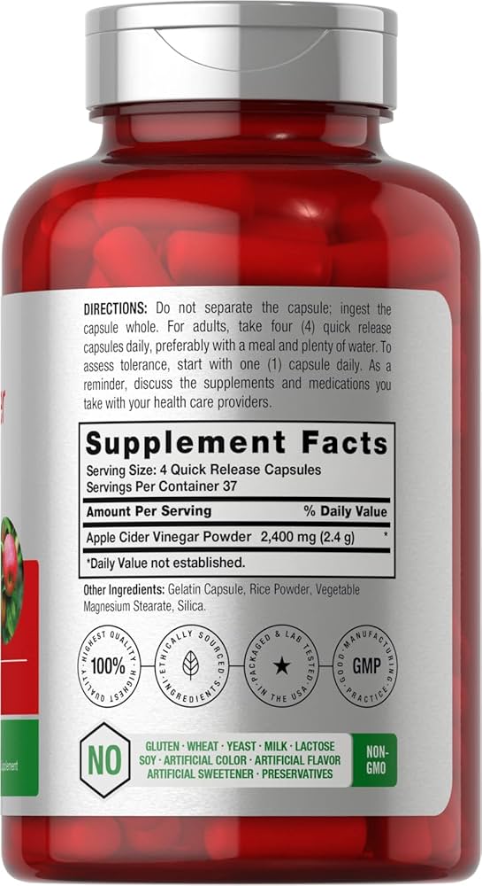 Horbäach Apple Cider Vinegar 2400mg - 150 Capsules | هورباخ خل التفاح 2400 ملغ - 150 كبسولة #1