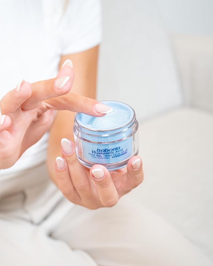 BABARIA Hyaluronic Acid Cream Gel Facial - 50ml | باباريا جل هيالورونيك اسيد للوجه - 50 مل