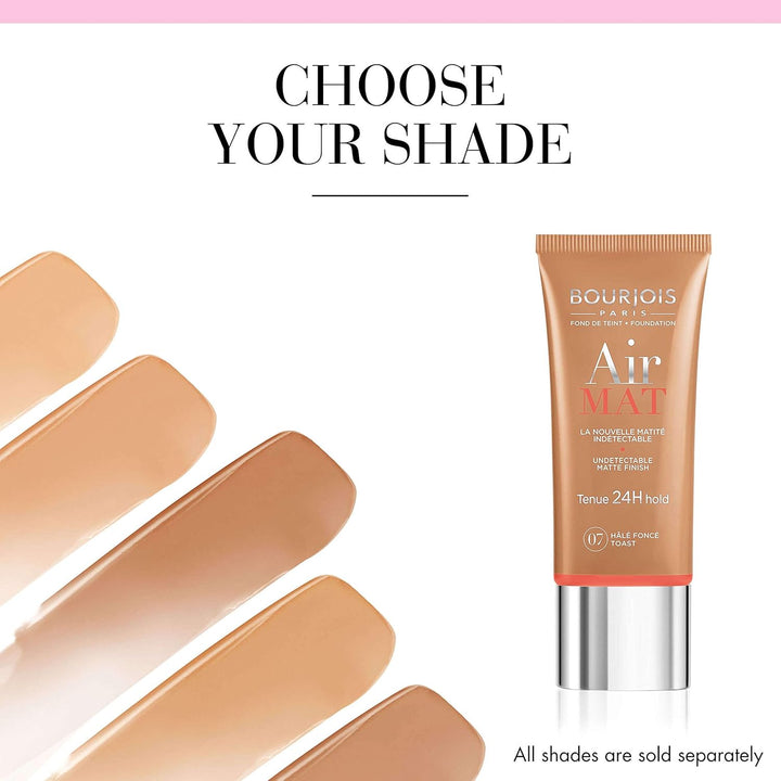 Bourjois Always Fabulous Air Mat Foundation - 30 ml| بورجوا كريم أساس مات -30 مل