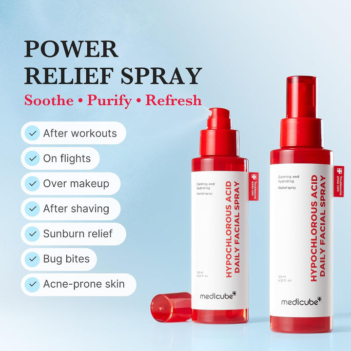 Medicube Hypochlorous Acid Daily Facial Spray - 125ml | ميدي كيوب بخاخ الوجه اليومي– 125 مل
