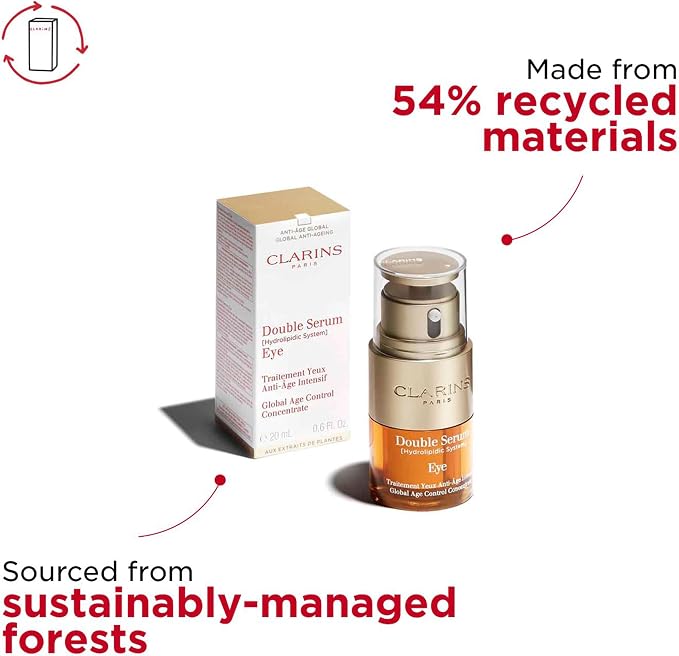 CLARINS Younger Looking Eyes - 20ml |كلارنس دبل سيروم للعين لمكافحة علامات التقدم بالعمر - 20 مل