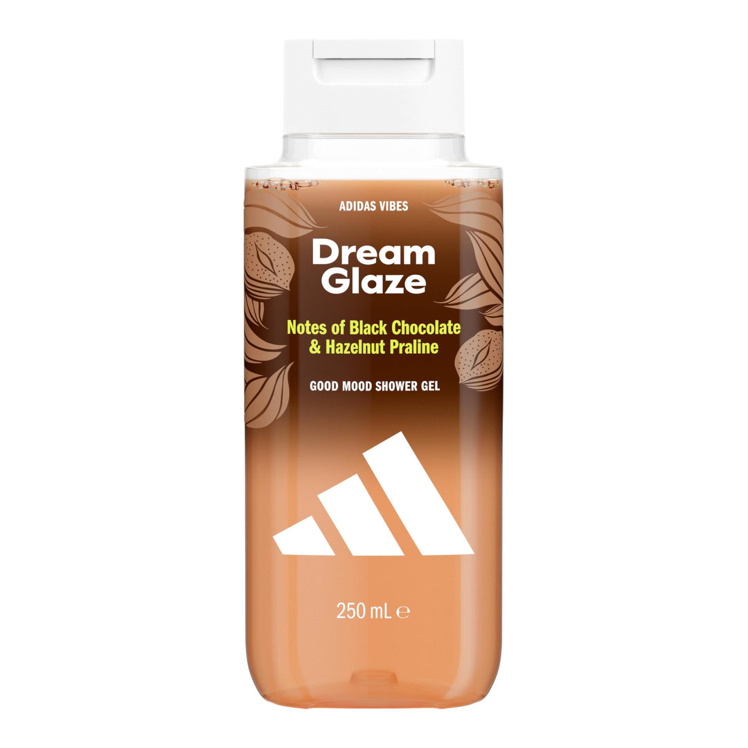 Adidas Vibes Dream Glaze Shower Gel - 250ml | أديداس جل استحمام دريم غليز بنكهة الشوكولاتة السوداء والبندق - 250مل #3