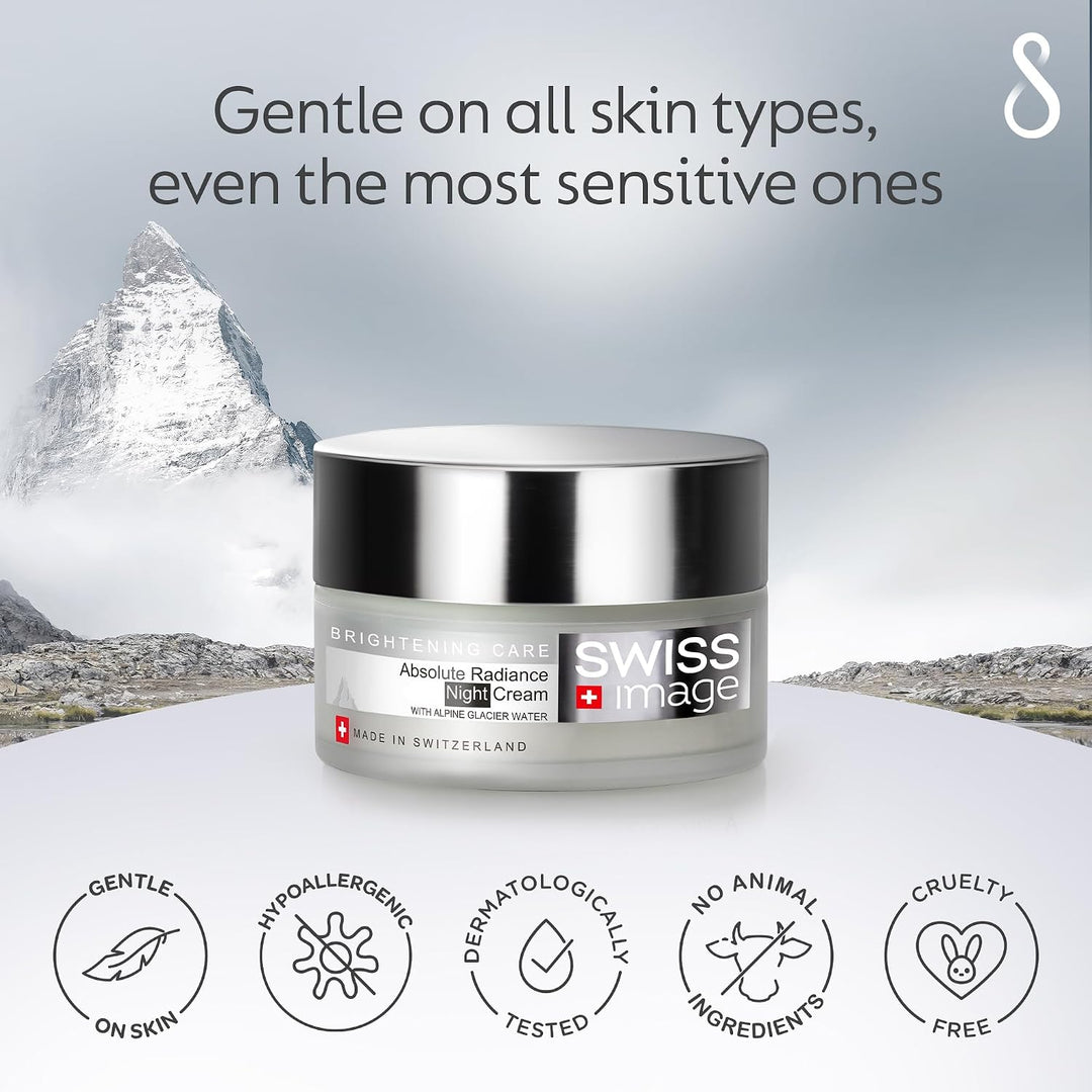 Swiss Image Absolute Radiance Whitening Night Cream - 50ml | سويس إميج كريم ليلي لتفتيح البشرة  - 50 مل