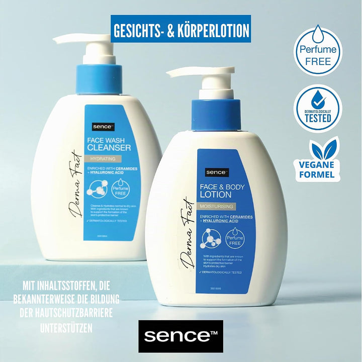 Sence Beauty Face & Body Lotion Moisturising - 250ml | سينس بيوتي لوشن مرطب للوجه و الجسم - 250 مل
