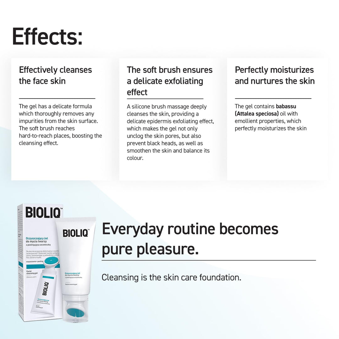 BIOLIQ Facial Cleansing Gel - 125ml | بايوليك غسول وجه جل - 125 مل