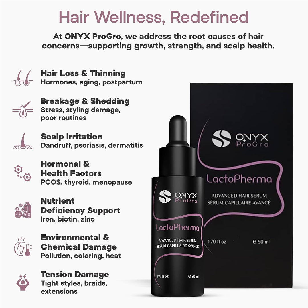 ONYX LactoPherma Advanced Hair Serum - 50ml | أونيكس سيروم للشعر - 50مل
