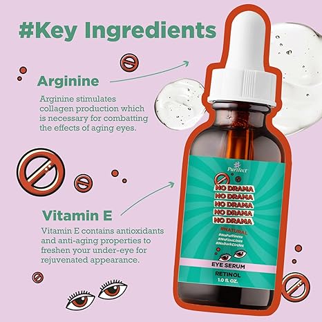 Purifect No Drama Retinol Eye Serum - 30ml | بيورفيكت سيروم عيون بالريتينول - 30مل