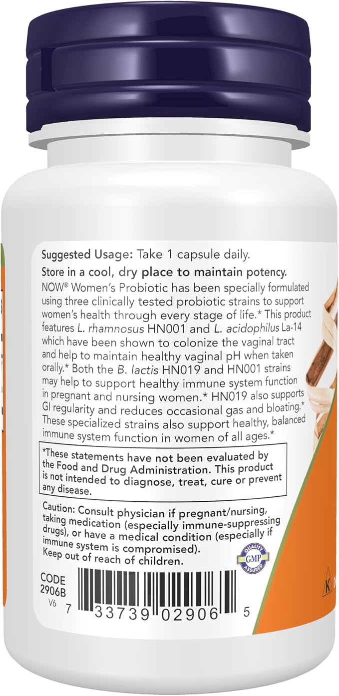 now women's probiotic 20 Billion - 50 Veg capsules | ناو بروبايوتيك للنساء لصحة الجهاز التناسلي - 50 كبسولة