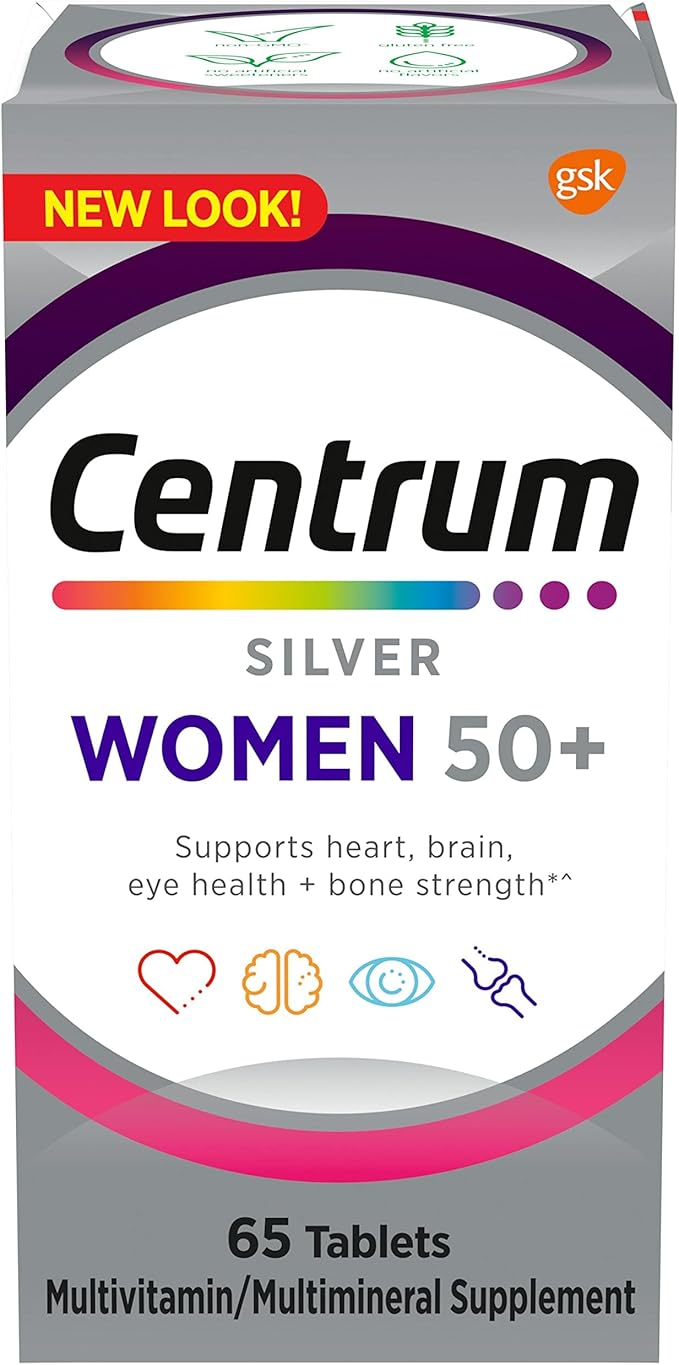 Centrum Silver Women 50+ - 65 tablets | سينترم فضي للنساء فوق 50 سنة - 65 قرص